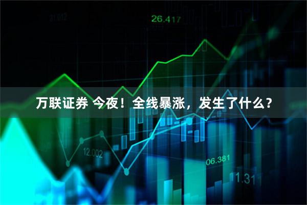 万联证券 今夜！全线暴涨，发生了什么？