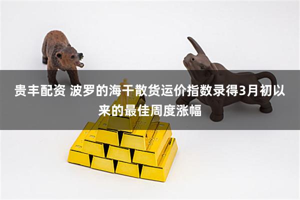 贵丰配资 波罗的海干散货运价指数录得3月初以来的最佳周度涨幅